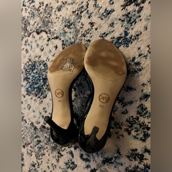 Michael Kors Black Strappy Heels - Picture 3 of 3